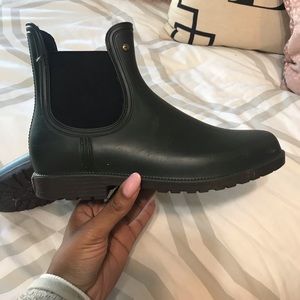 Olive Green ULAN Chelsea Rain Boots